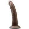 Dr. Skin Gode réaliste Cock Long Dr Skin 17 x 4cm Marron